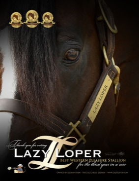 Lazy Loper Show Horse Stallion Ad
